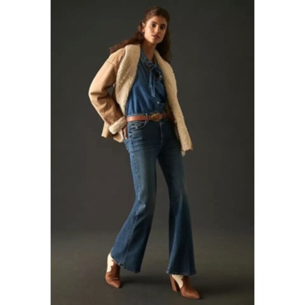 Mother High Waisted Roller Skimp jeans size 30 Out for the Evening flare